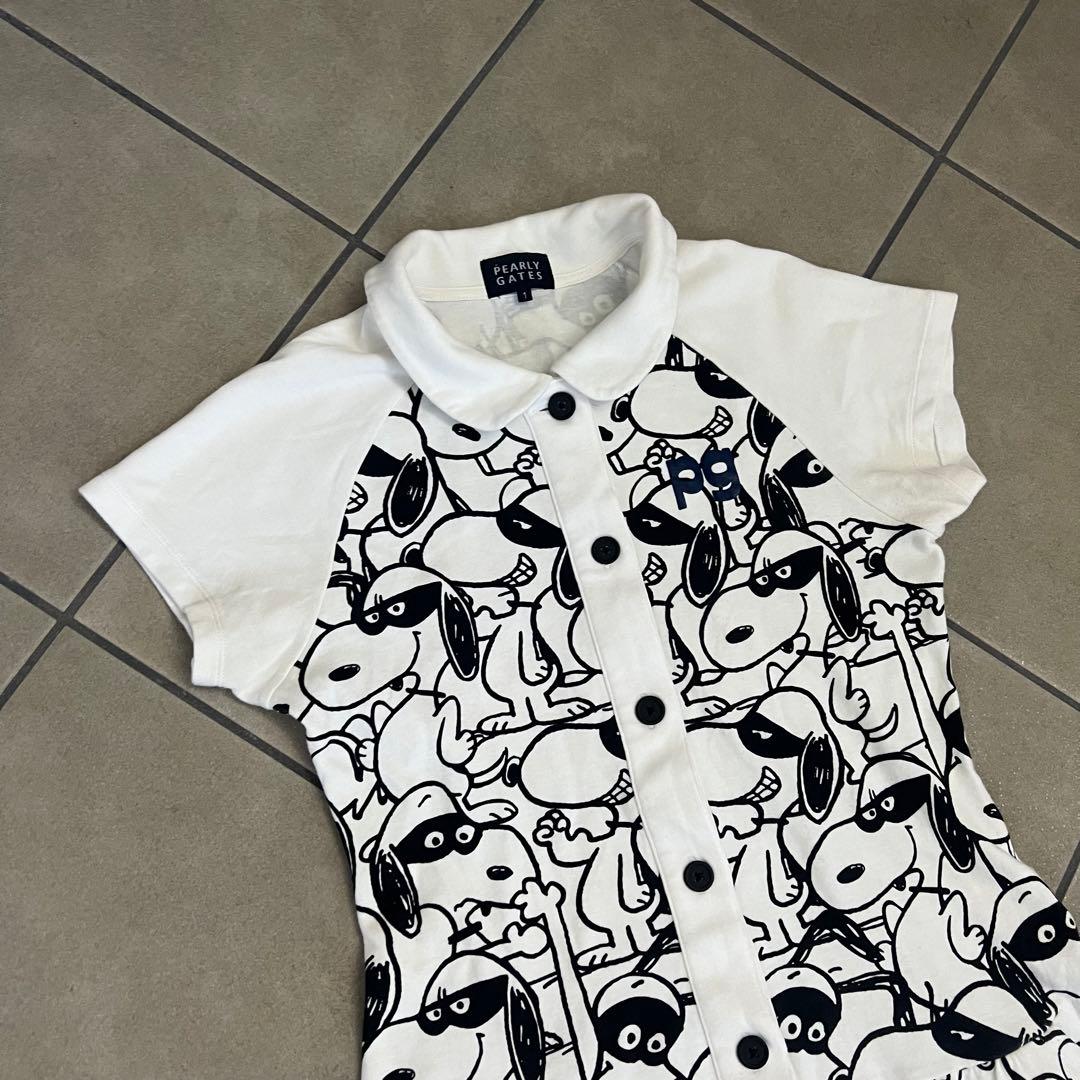 Pearly gates パーリーゲイツ　スヌーピー ワンピース　ゴルフ　総柄