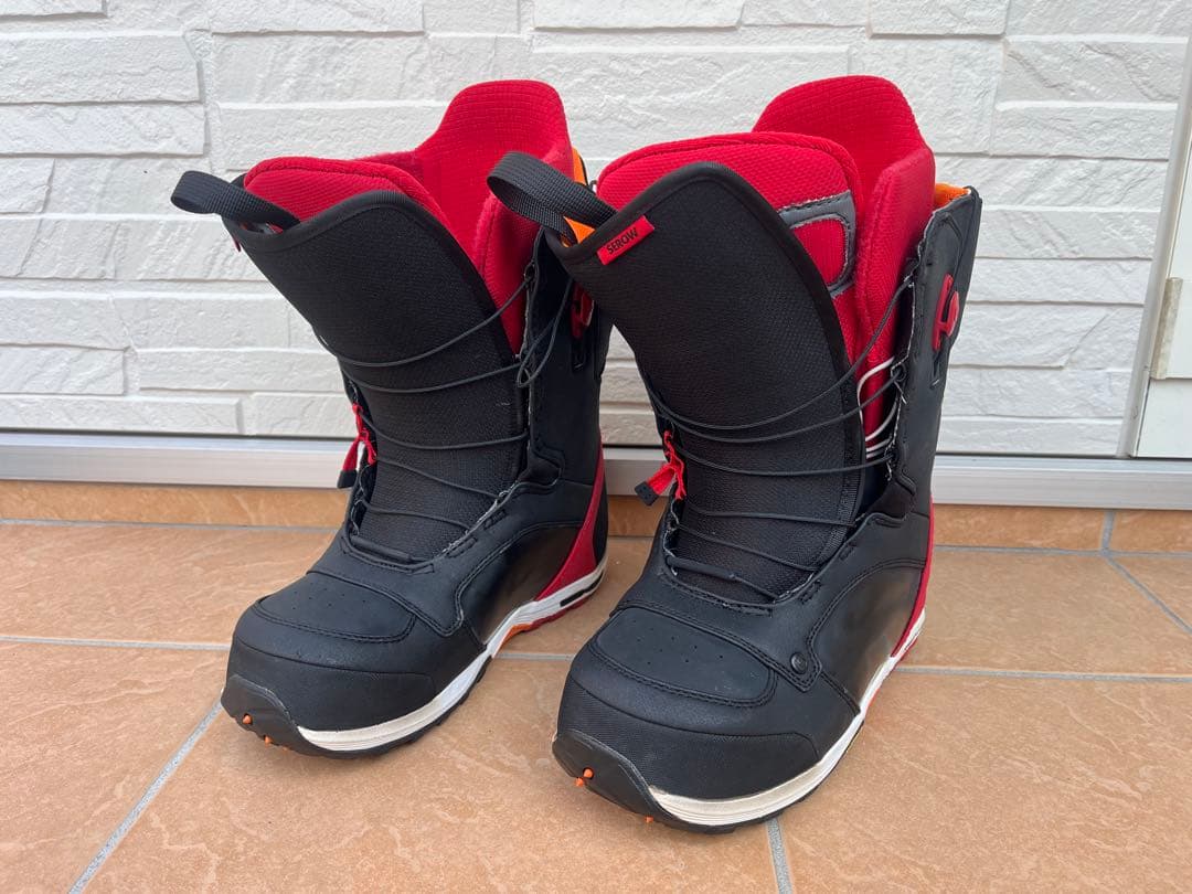 BURTON(バートン)/スノーボードブーツ 黒/赤/SEROW/27.5cm