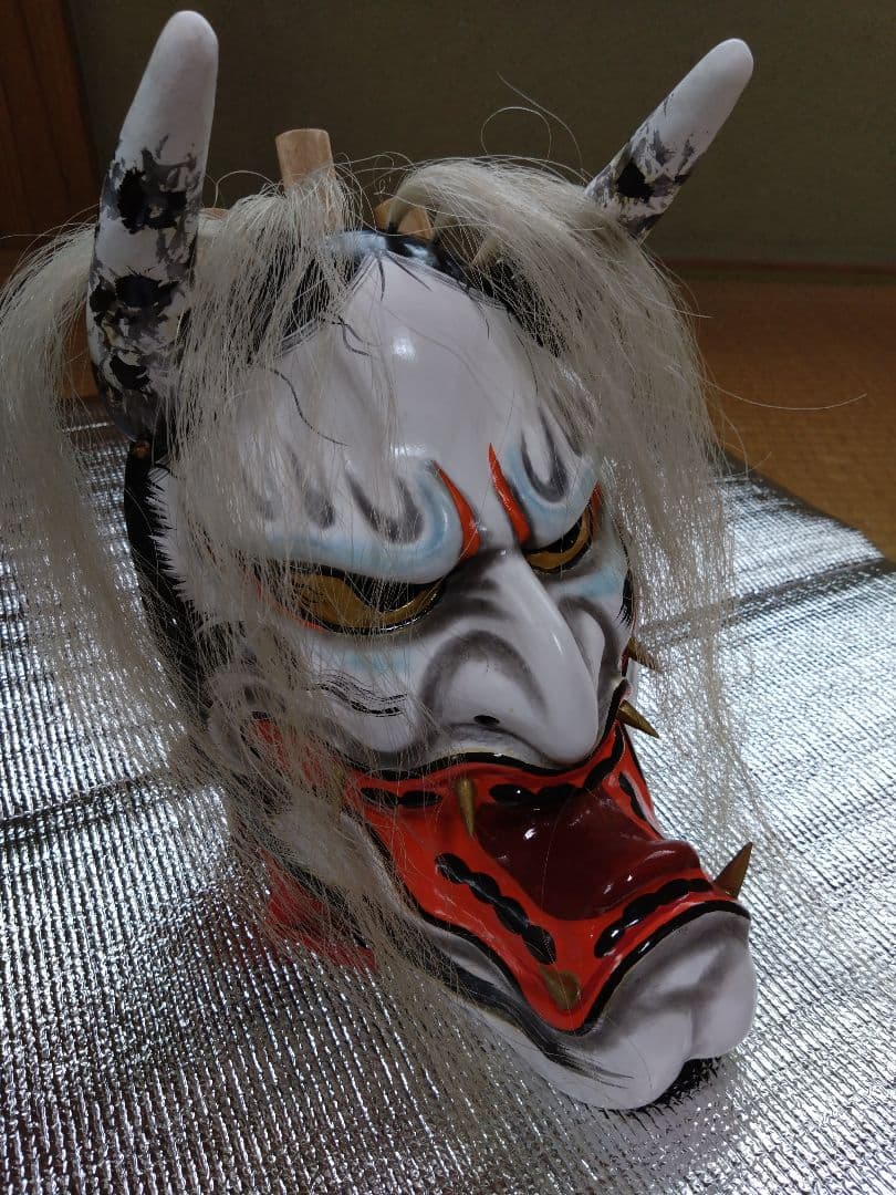 石見神楽面　神楽面　十羅