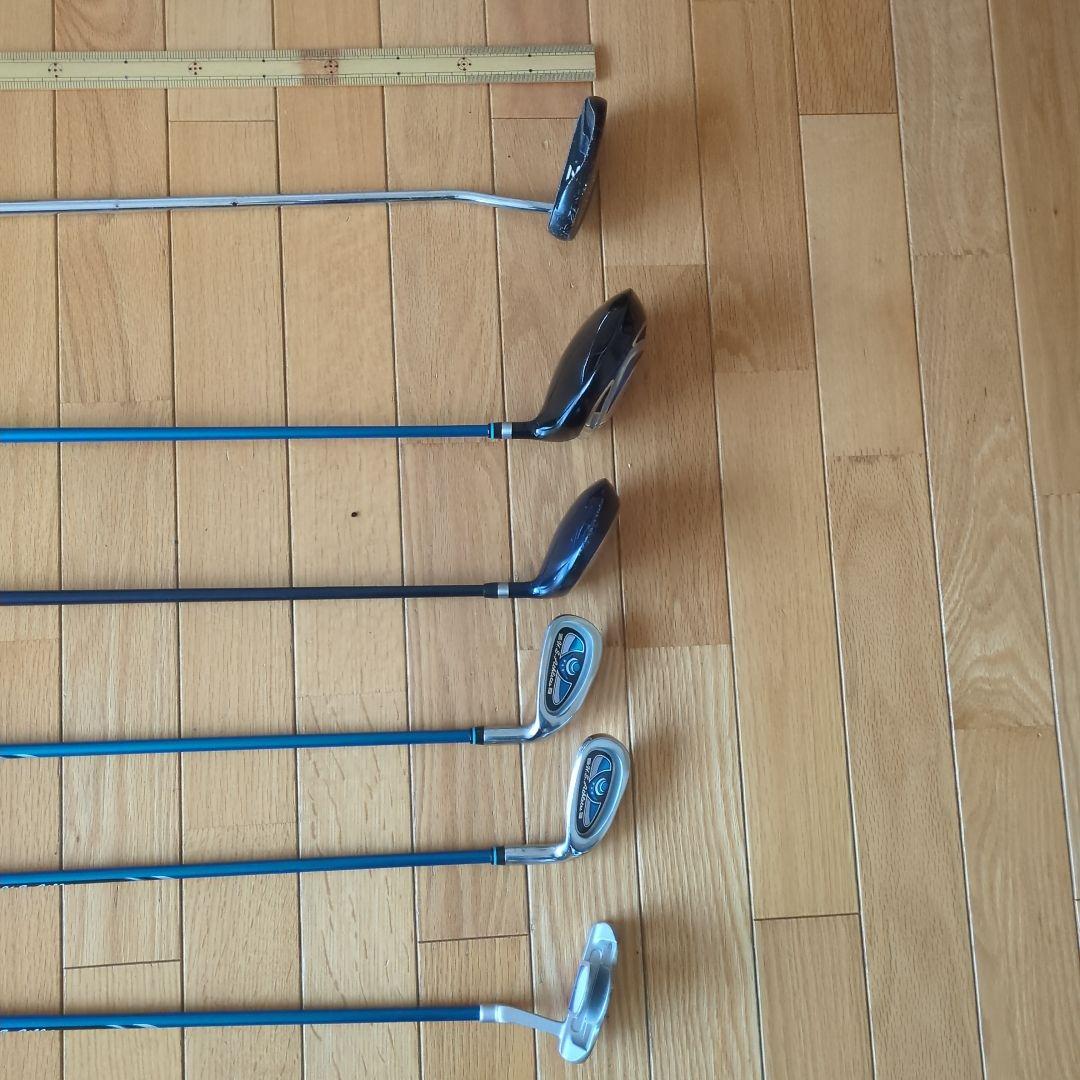ジュニア ゴルフクラブセット スタンド式