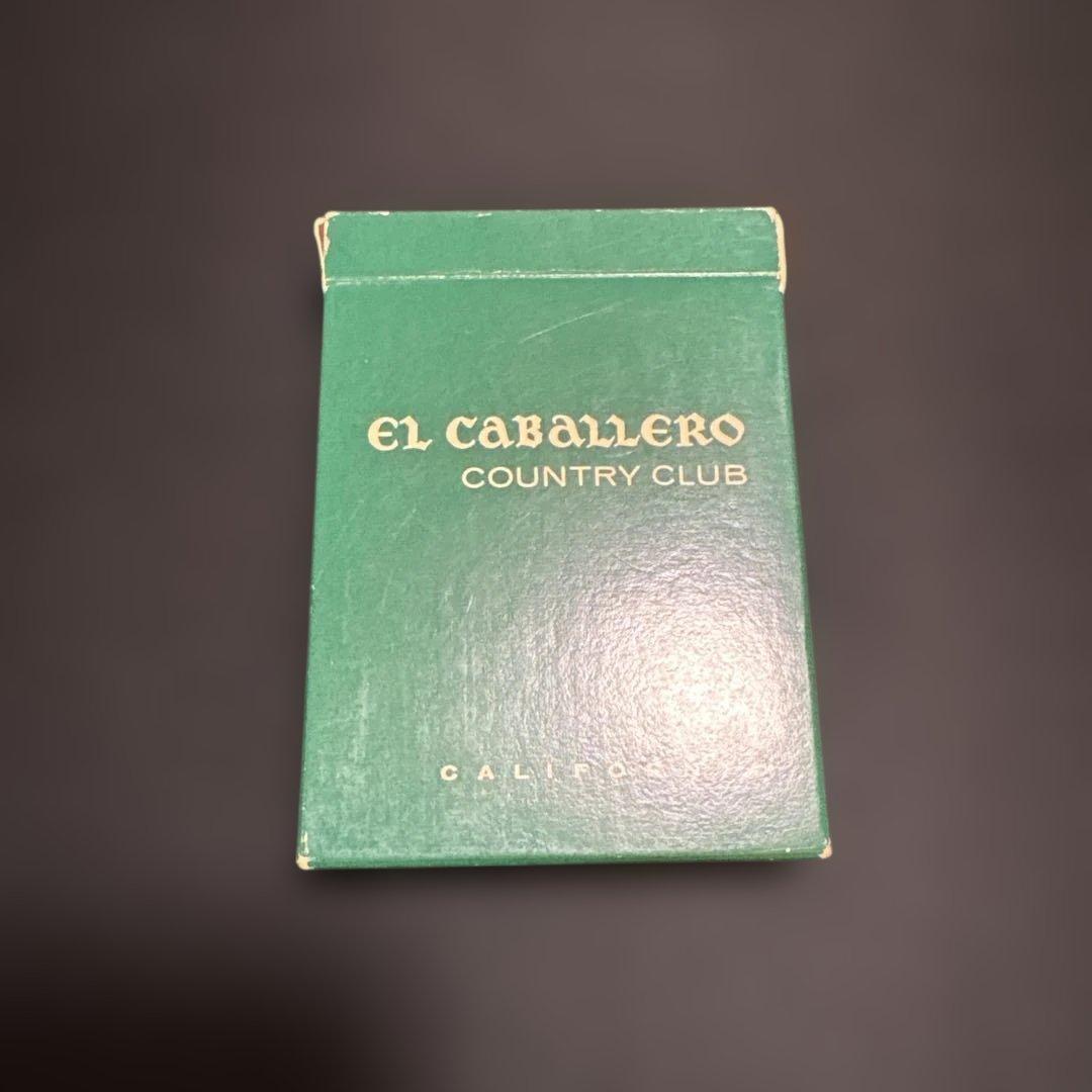 美品 EL CABALLERO 緑 エルキャバレロ グリーン オールドデック