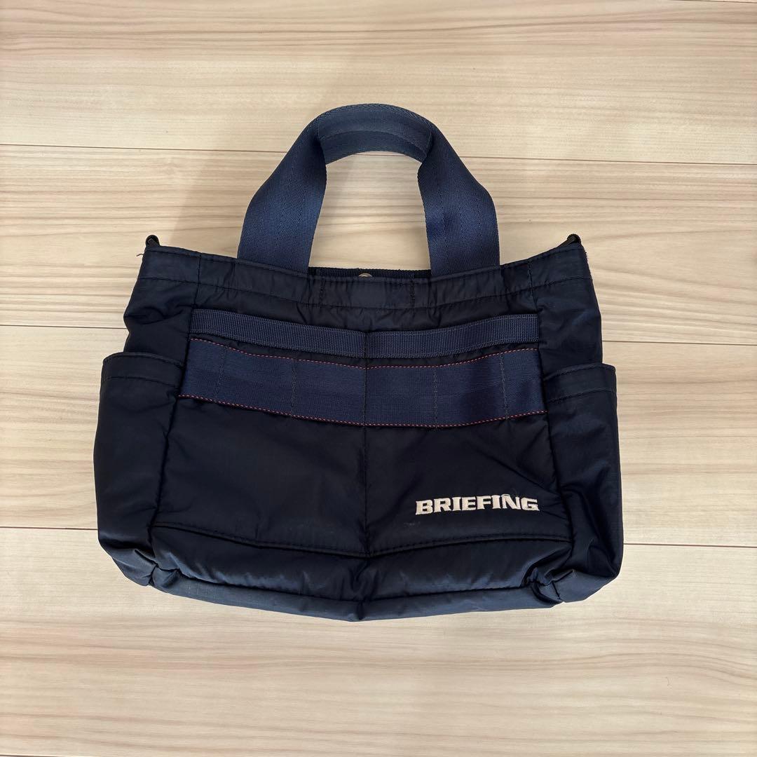 BRIEFING ネイビー ショルダーバッグ