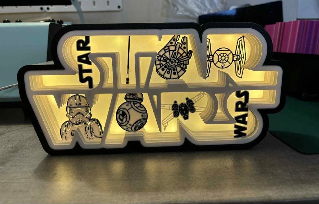 スター・ウォーズ LED ライト STARWARS リモコン付き