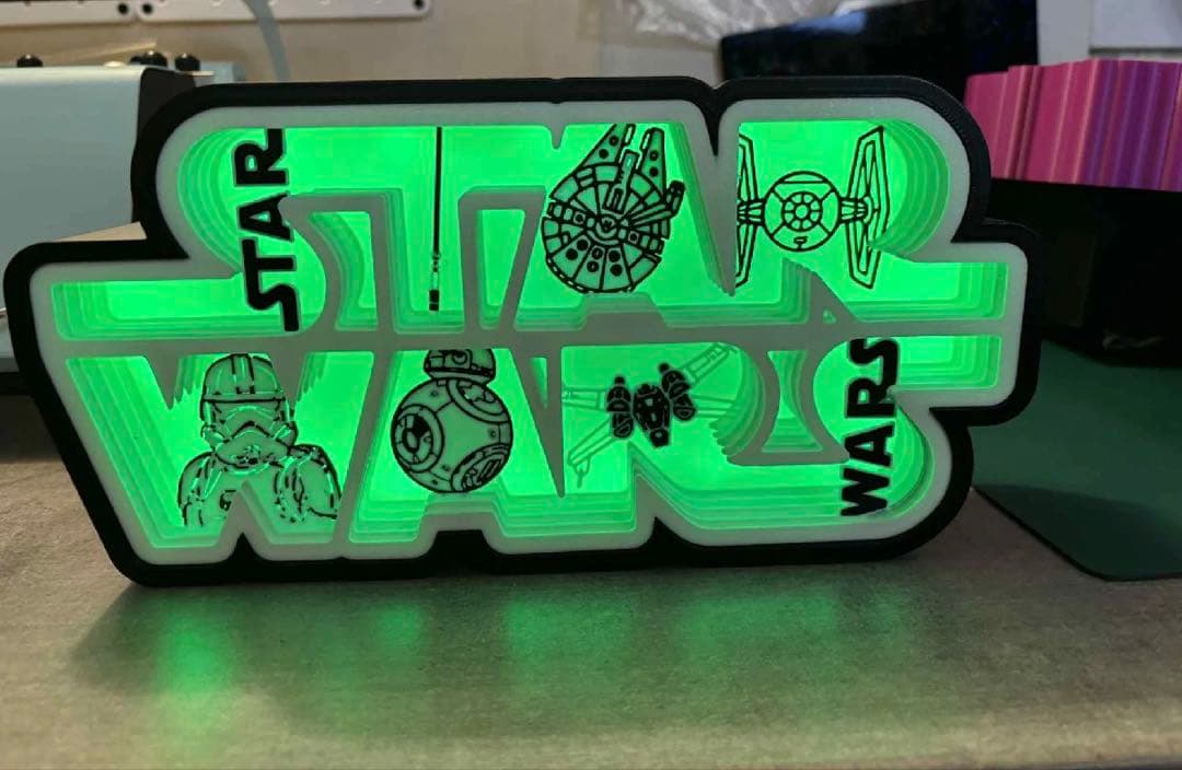 スター・ウォーズ LED ライト STARWARS リモコン付き