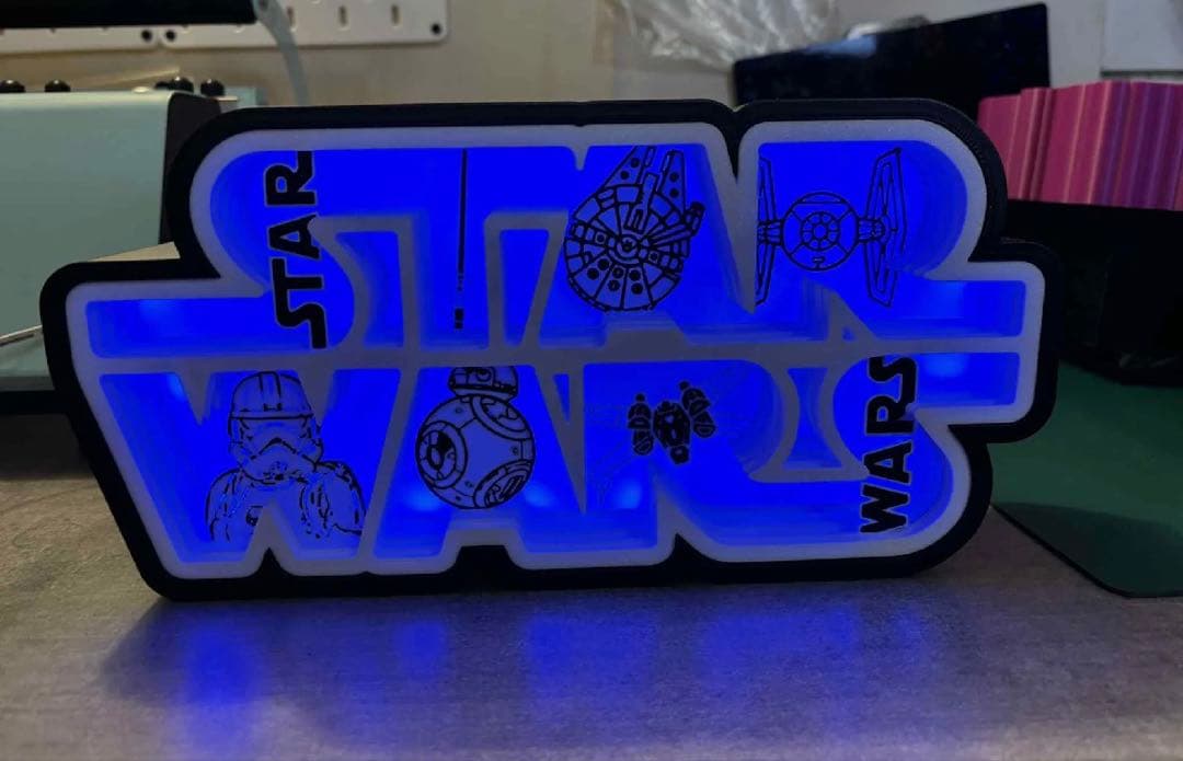 スター・ウォーズ LED ライト STARWARS リモコン付き