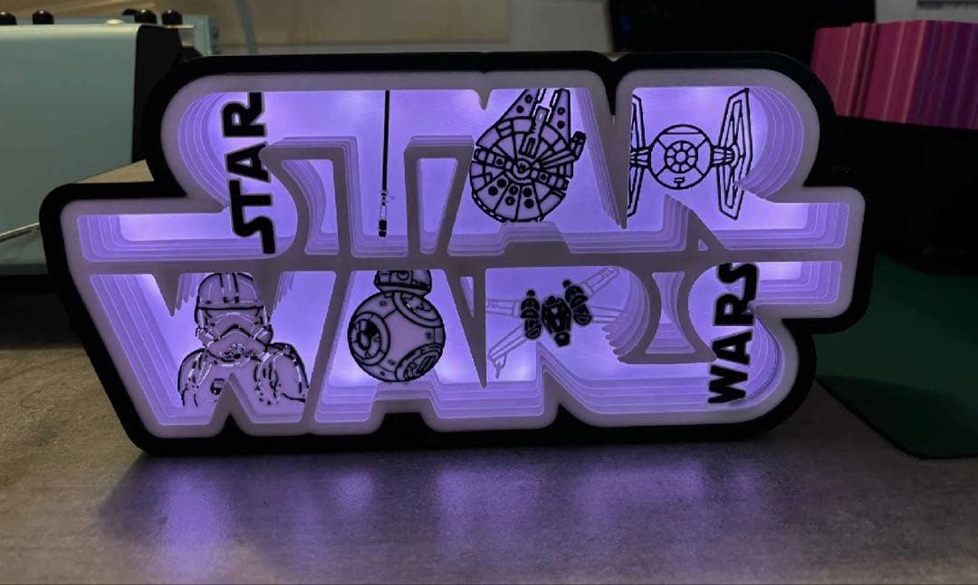 スター・ウォーズ LED ライト STARWARS リモコン付き