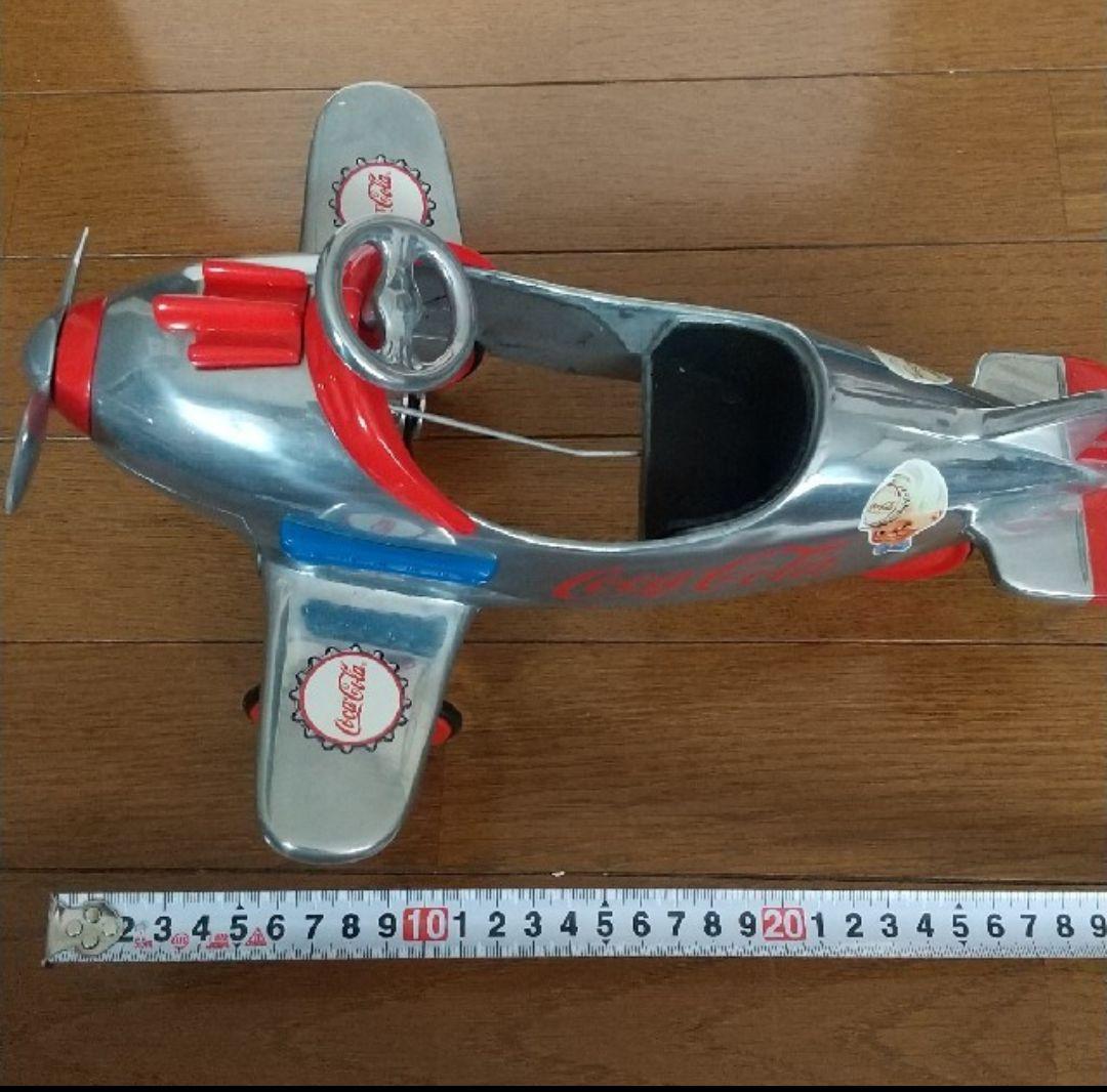 コカ・コーラ社　足こぎ飛行機　アルミ製ダイキャストモデル