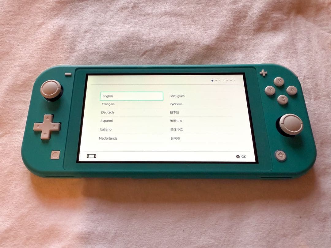 【新品ほぼ未使用】NintendoSwitch Lite ターコイズ 充電器付き