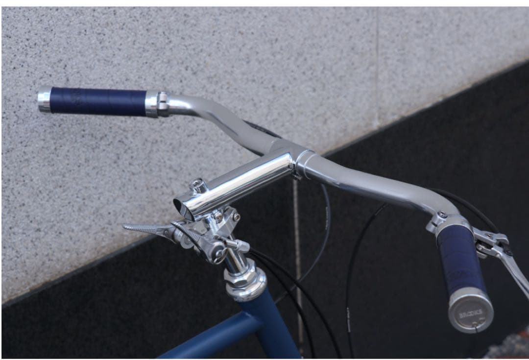 日東　Nitto B2522AA シルバー 570 ハンドルバー　オールドMTB