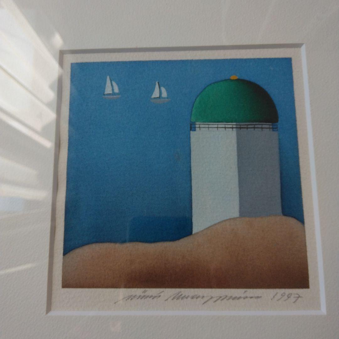 ヴィーヴィ・ケンパイネン 水彩画 1997年　灯台
