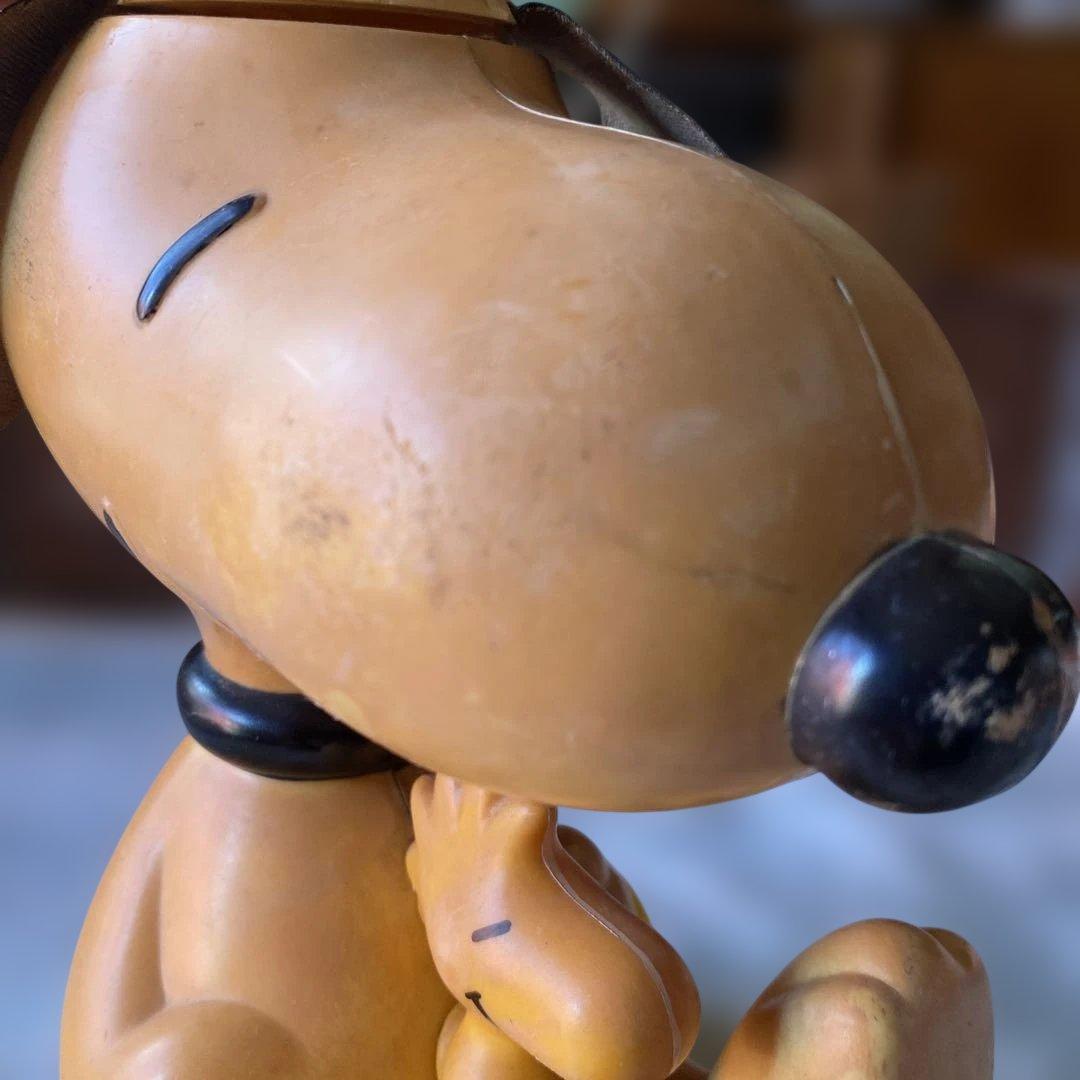 1958〜1966's スヌーピー 耳が回転するプラスチックおもちゃ
