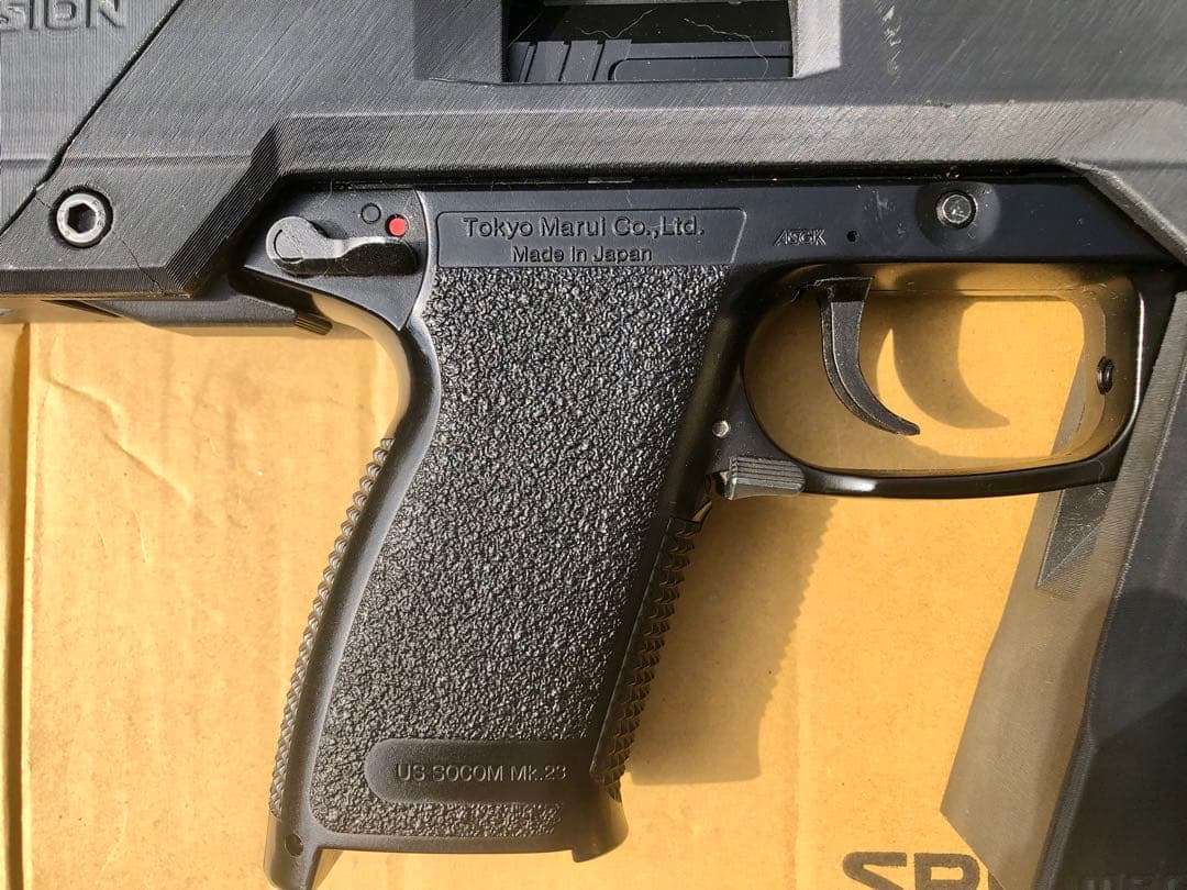 東京マルイ　固定ガスガン　ソーコムmk23 SRU外装コンバージョンキット組込